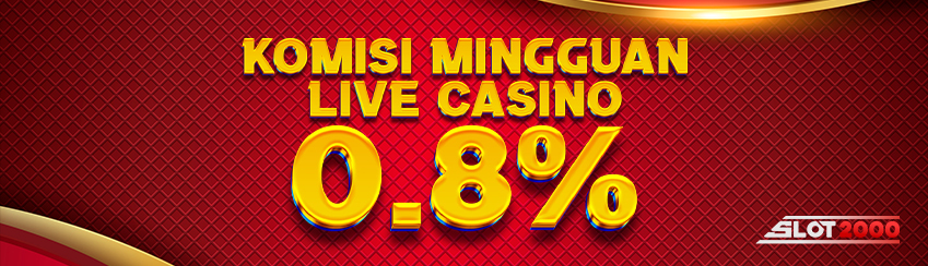 Komisi Mingguan Casino 0.5%